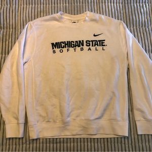 Michigan State Softball-Womens Medium Nike Crew Neck